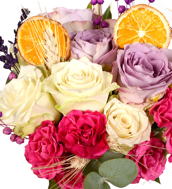 Big Flowers Karma Gül Buketi