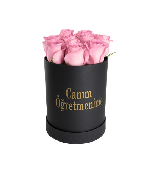 Canım Öğretmenime Premium Pembe Güller