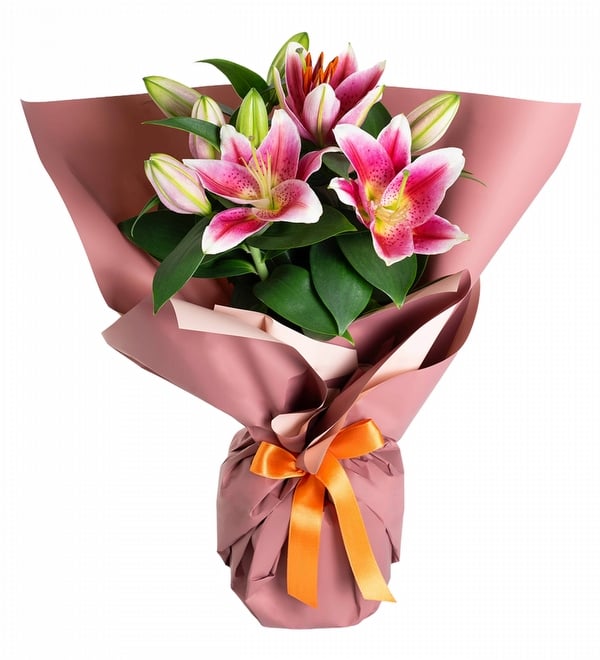 Royal Fragrant Pembe Lilyum Çiçeği