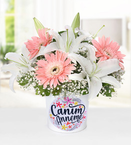 Canım Anneme Temalı Lilyum Zarafeti