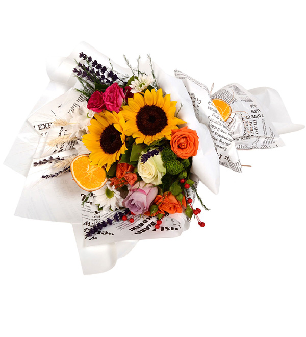 Sweet Spring G�l ve Ay�i�e�i Buketi