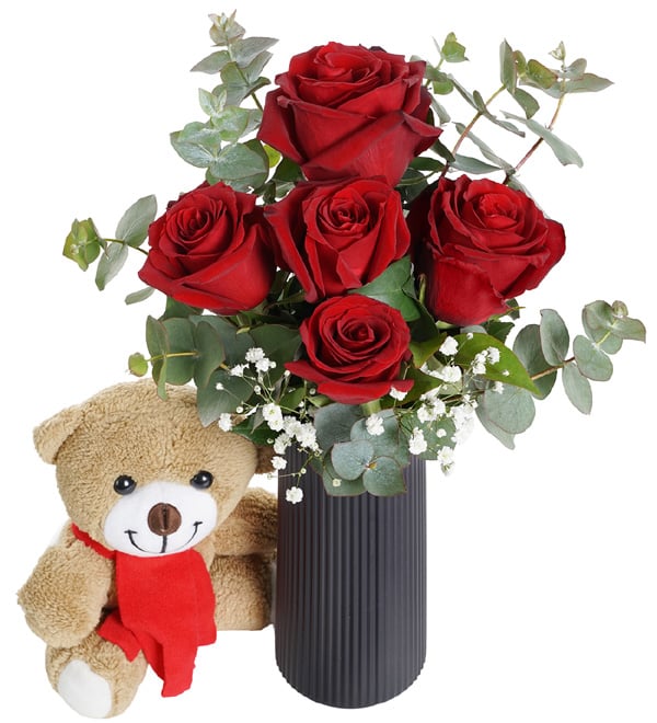 Love Me K�rm�z� G�ller ve Ay�c�k