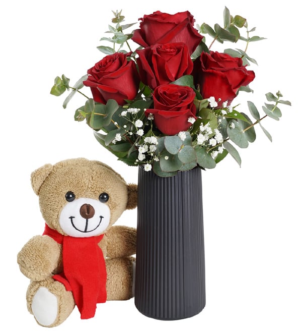 Love Me K�rm�z� G�ller ve Ay�c�k