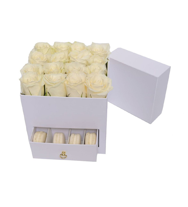 Elegant White G�l Macaron