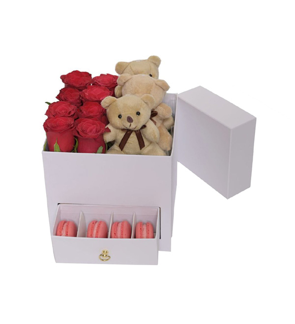 Sweet Trio G�l Ay�c�k Macaron