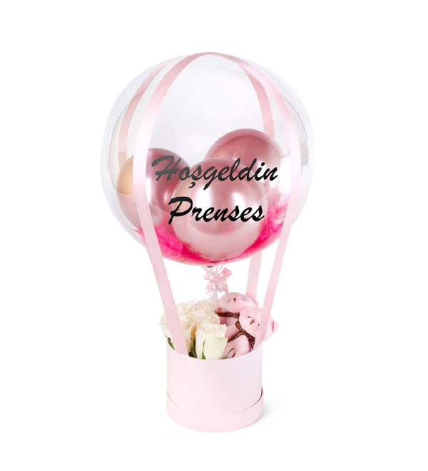 Dream Flower Balonda G�l ve Ay�c�k