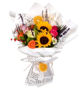 Sweet Spring G�l ve Ay�i�e�i Buketi