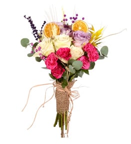 Design Fresh Renkli G�l Buketi
