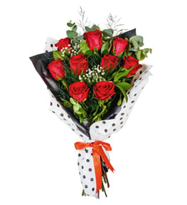 Forever Yours K�rm�z� G�ller Buketi